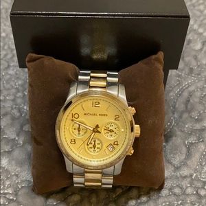 MICHAEL KORS TWO TONE WATCH